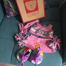 Designabear Cheerleader oufit