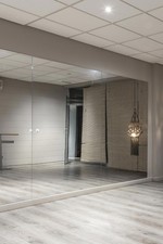 Large mirror glass gym dance - mirror,