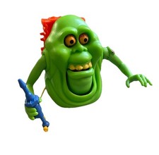 Vintage 1989 Kenner Real Ghostbusters Slimer with Proton Pack Green Ghost - RARE
