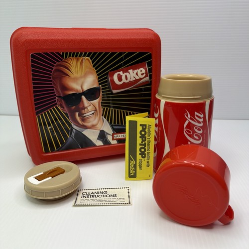 Max headroom coca cola thermos - max, coca-cola