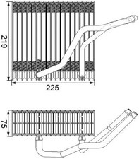 EVAPORATOR AIR CONDITIONING