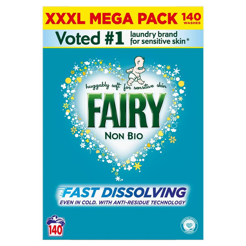 Fairy non bio washing powder - non-bio,