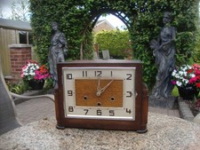 Mantle piece   ART- Deco  Mechanical clock in Need of REFURBISHMENT