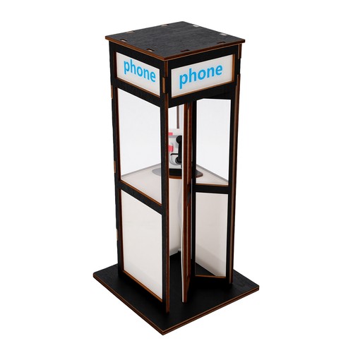 Retro vintage tall phonebooth - retro,