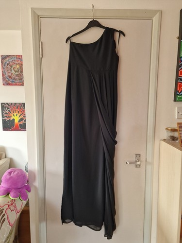 Wallis black maxi off - black,
