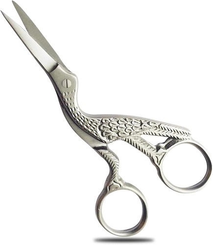Stork embroidery scissors - embroidery,