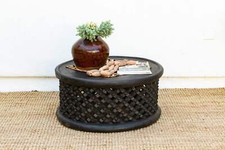 Large Round Carved Single