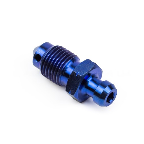 Blue titanium bleed screw - 1x,