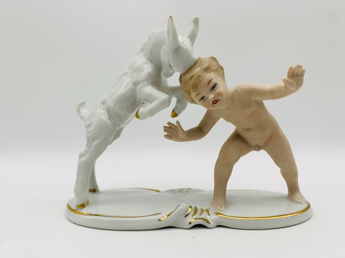 Wallendorf porcelain boy - , with