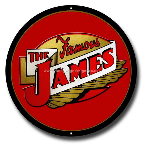 James motorcycles round - james, 11"