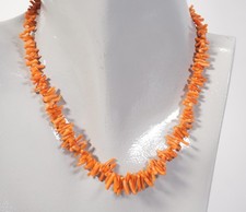 Antique Coral Necklace Sticks