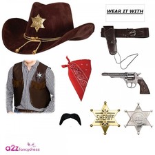 Adult Sheriff Hat w/Accessory