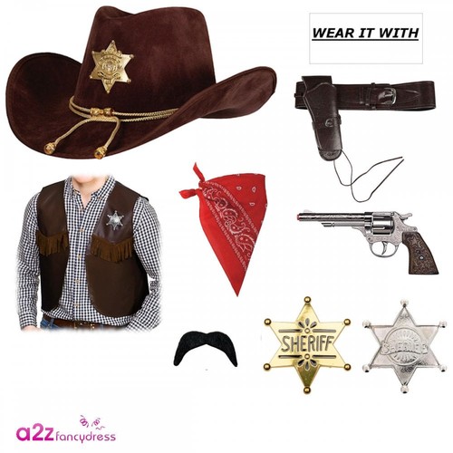 Adult sheriff hat accessory - adult,