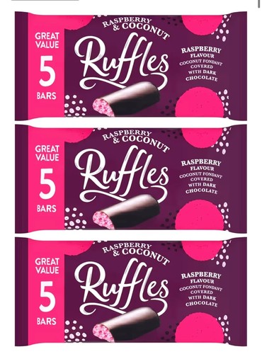 Ruffles raspberry coconut dark - ruffles,