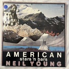 Neil Young - American Stars 'N Bars Harvest UK UK LP VG+ Vinyl 