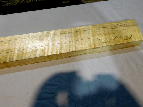 Flame maple neck blank for - maple,