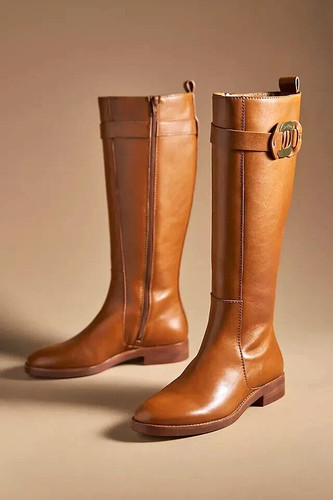 Handmade tall brown leather - handmade,