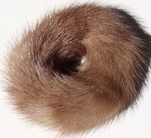 Mink hair tie fur bracelet - mink,