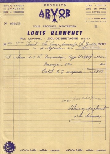 Dol bretagne invoice - dol,