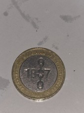 1807 2 pound RARE TRIPLE ERROR