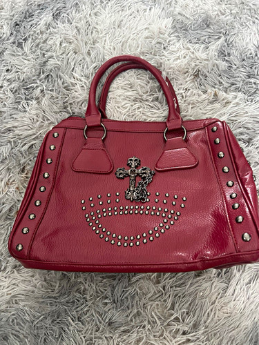 Women red pebbled - women’s, leather