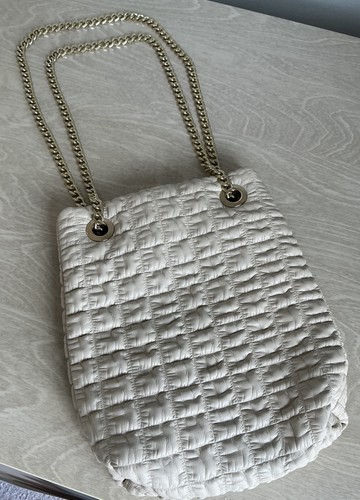 Small cream shoulder bag - small,