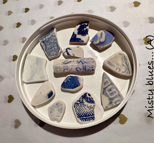 Scottish sea pottery shards - sea,