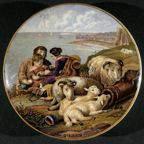 Prattware pot lid peace - prattware,