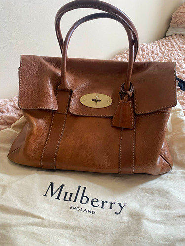 Mulberry bayswater leather - mulberry,