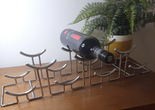 Vintage Chrome Wine Rack