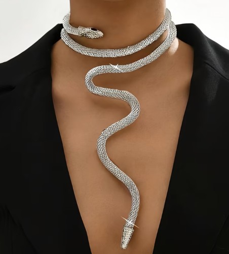 Women snake shaped - women's, choker