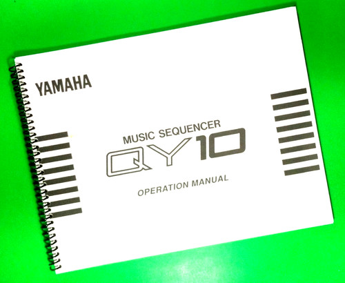 Owners manual for yamaha qy10 - yamaha,