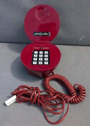 Red apple phone - apple,