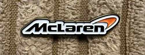 Mclaren logo enamel pin badge - enamel,