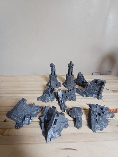 Ruined cathedral scatter - ruined,