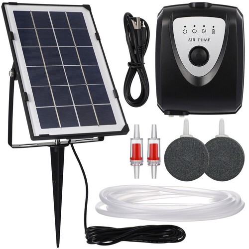 Solar power oxygenator pond - solar,