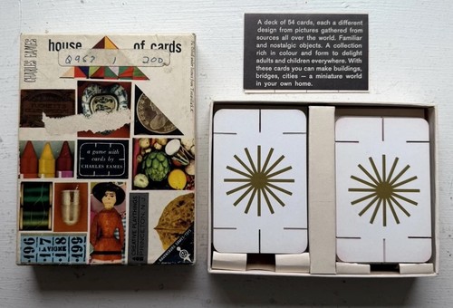 Vintage eames house cards - eames,