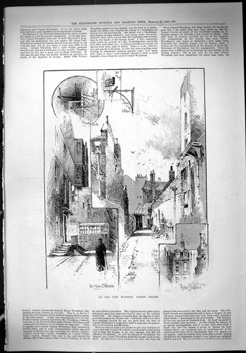 Original old antique print - original,