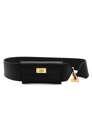 Hermes black kelly pocket - hermes,