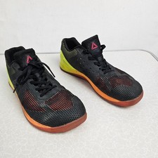 Reebok CrossFit Nano 7 Mens Trainers Shoes UK12 Black Green Running Training Gym