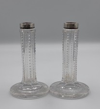 Sterling Silver Rimmed Glass