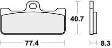 SBS Brake Pads Front For