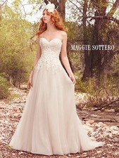 NEW RRP £1100 Maggie Sottero Wedding Dress - Harmony - Size 12