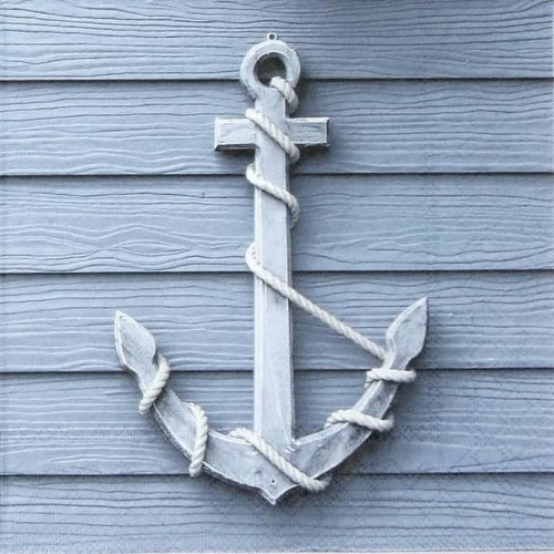 Wooden anchor napkins - anchor,