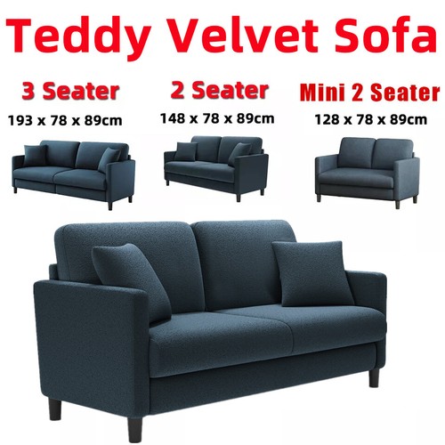 Seater teddy velvet - 2/3, sofa