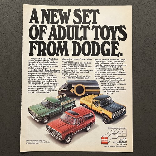 1978 dodge adult toys - adult,