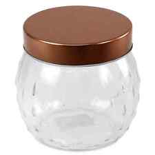Glass Storage Jars Copper Lids