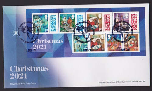 2021 fdc christmas - fdc,