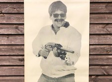 x4 VINTAGE CZECH ARMY SF POLICE 69cm x 98cm SHOTGUN CHARLIE SHOOTING TARGETS