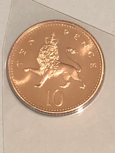 1998 10p crowned - 10p, ten